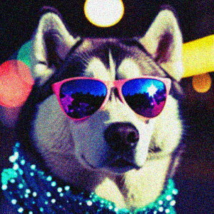 �T���O���X �V�x���A���n�X�L�[ �r�[�Y�l�b�N���X �� �p�[�e�B�[ �J���t�� �N�b�V�����J�o�[ 45×45cm �A�j�}���� ������� ���� �N�b�V�����{�̕t�� �����`