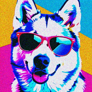 �T���O���X �n�X�L�[ �N�b�V�����J�o�[ 45×45cm �A�j�}���� ������� ���� �N�b�V�����{�̕t�� �����`