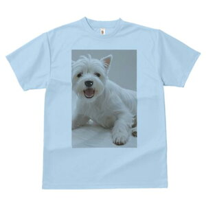 ウエストハイランドホワイトテリア Tシャツ 犬愛 ユニークデザインレディース 犬ファン 半袖 春夏 プリント 大人カジュアル かわいい 人間用 ギフト 個性的 猛暑対策 ウエストハイランドホ