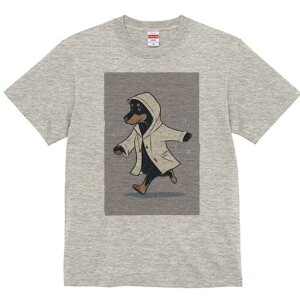 ミニチュアダックスフンド Tシャツ 犬愛 ユニークデザインレディース 犬ファン 半袖 春夏 プリント 大人カジュアル かわいい 人間用 ギフト 個性的 猛暑対策 レインコート ミニチュアダック