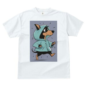 ミニチュアピンシャー Tシャツ 犬愛 ユニークデザインレディース 犬ファン 半袖 春夏 プリント 大人カジュアル かわいい 人間用 ギフト 個性的 猛暑対策 レインコート ミニチュアピンシャー