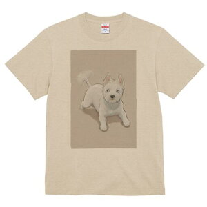 ウエストハイランドホワイトテリア Tシャツ 犬愛 ユニークデザインレディース 犬ファン 半袖 春夏 プリント 大人カジュアル かわいい 人間用 ギフト 個性的 猛暑対策 ウエストハイランドホ