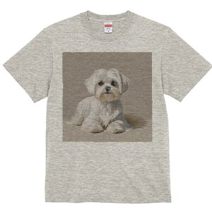マルチーズ Tシャツ 犬愛 ユニークデザインレディース 犬ファン 半袖 春夏 プリント 大人カジュアル かわいい 人間用 ギフト 個性的 猛暑対策 マルチーズ