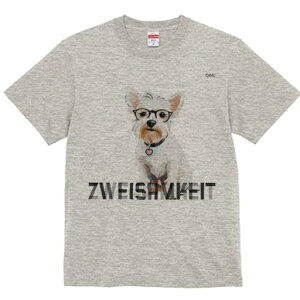 ウエストハイランドホワイトテリア Tシャツ 犬愛 ユニークデザインレディース 犬ファン 半袖 春夏 プリント 大人カジュアル かわいい 人間用 ギフト 個性的 猛暑対策 メガネ ウエストハイラ