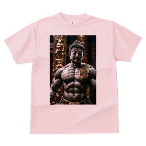 Tシャツ 犬愛 ユニークデザインレディース 犬ファン 半袖 春夏 プリント 大人カジュアル かわいい 人間用 ギフト 個性的 猛暑対策 仏像 筋肉 彫刻 仏教 瞑想