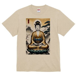 Tシャツ 犬愛 ユニークデザインレディース 犬ファン 半袖 春夏 プリント 大人カジュアル かわいい 人間用 ギフト 個性的 猛暑対策 仏像 仏教 瞑想 蓮 悟り