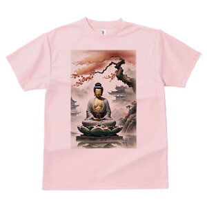 Tシャツ 犬愛 ユニークデザインレディース 犬ファン 半袖 春夏 プリント 大人カジュアル かわいい 人間用 ギフト 個性的 猛暑対策 仏 仏像 蓮 寺 禅