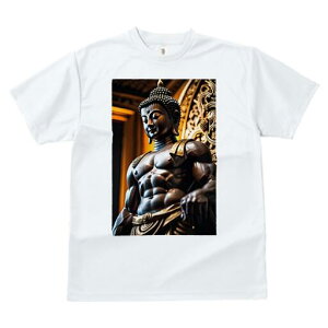 Tシャツ 犬愛 ユニークデザインレディース 犬ファン 半袖 春夏 プリント 大人カジュアル かわいい 人間用 ギフト 個性的 猛暑対策 仏像 彫刻 仏教 宗教 瞑想