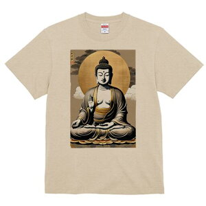 Tシャツ 犬愛 ユニークデザインレディース 犬ファン 半袖 春夏 プリント 大人カジュアル かわいい 人間用 ギフト 個性的 猛暑対策 仏像 仏教 瞑想 悟り 宗教