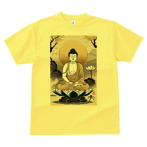 Tシャツ 犬愛 ユニークデザインレディース 犬ファン 半袖 春夏 プリント 大人カジュアル かわいい 人間用 ギフト 個性的 猛暑対策 仏 仏像 蓮 悟り 瞑想