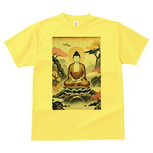 Tシャツ 犬愛 ユニークデザインレディース 犬ファン 半袖 春夏 プリント 大人カジュアル かわいい 人間用 ギフト 個性的 猛暑対策 仏 仏像 蓮 滝 桜