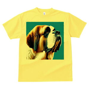 セントバーナード Tシャツ 犬愛 ユニークデザインレディース 犬ファン 半袖 春夏 プリント 大人カジュアル かわいい 人間用 ギフト 個性的 猛暑対策 セントバーナード