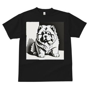チャウチャウ Tシャツ 犬愛 ユニークデザインレディース 犬ファン 半袖 春夏 プリント 大人カジュアル かわいい 人間用 ギフト 個性的 猛暑対策 チャウチャウ