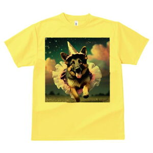 ジャーマンシェパード Tシャツ 犬愛 ユニークデザインレディース 犬ファン 半袖 春夏 プリント 大人カジュアル かわいい 人間用 ギフト 個性的 猛暑対策 チュール ジャーマンシェパード 帽