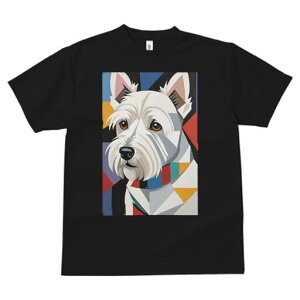 ウエストハイランドホワイトテリア Tシャツ 犬愛 ユニークデザインレディース 犬ファン 半袖 春夏 プリント 大人カジュアル かわいい 人間用 ギフト 個性的 猛暑対策 ウエストハイランドホ
