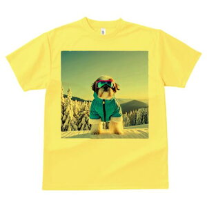 シーズー Tシャツ 犬愛 ユニークデザインレディース 犬ファン 半袖 春夏 プリント 大人カジュアル かわいい 人間用 ギフト 個性的 猛暑対策 雪山 シーズー スキーウェア ゴーグル