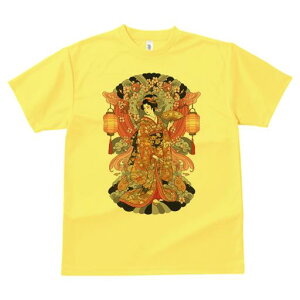 Tシャツ 和風 和柄 男気 和モダン 日本画風 浮世絵風 ヤンキー アウトローメンズ キッズ 半袖 春夏 プリント カジュアル ジャパニーズ 人間用 かっこいい 着物 芸者 桜 灯篭