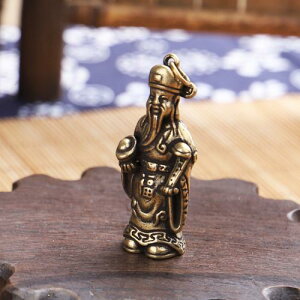真鍮 インテリア 置物 福の神 鋳物 オブジェ 雑貨 ペンダント キーホルダー レトロ 中華 縁起物 コレクション 小さめ ギフト