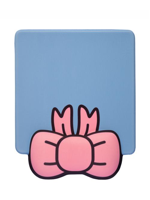 マウスパッド 可愛い パソコン シリコン 大型 クッション リストレスト 一体型 厚手 オフィス 女の子向け リボン 長方形 快適 青 ピンク 赤