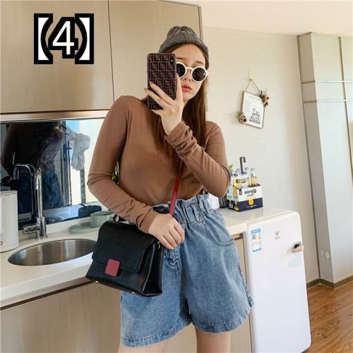 楽天市場 ショルダーバック レディース ファッション 小サイズ 秋冬用 レトロ ワイルド シンプル カジュアル おしゃれ ボタン 太めの肩紐 ショッピング フロントップ楽天市場店