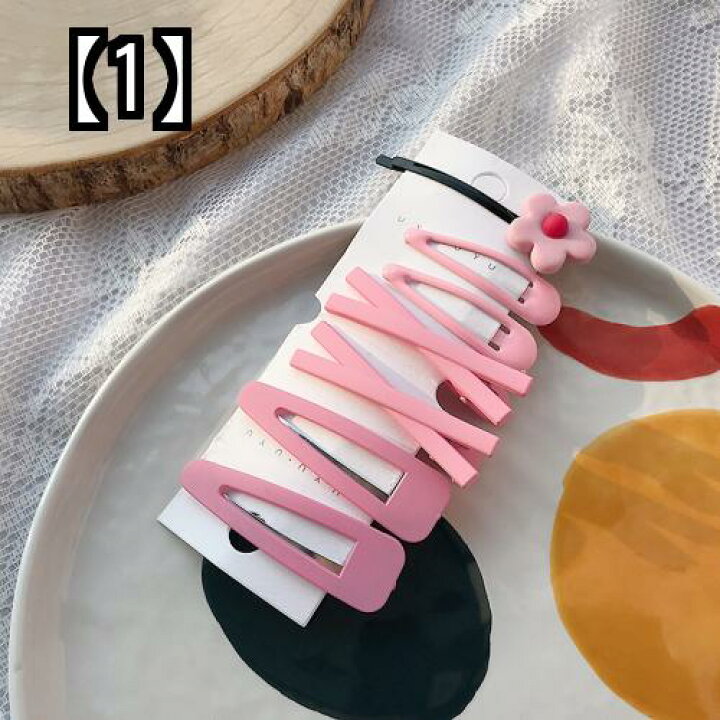 楽天市場 かわいい おしゃれ パステルカラー グラデーション ヘアピン セット フラワー 前髪 サイド フロントップ楽天市場店