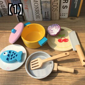 子供のおもちゃ おままごとセット ごっこ遊び 木製 シミュレーション 鍋 セット 子供用 プレイハウス キッチン パズル 木製 プレイハウス