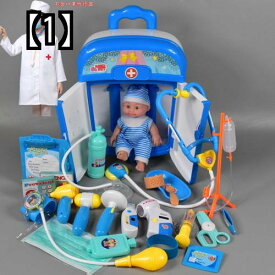 子供のおもちゃ おままごとセット ごっこ遊び 子供の遊び リトル ドクター ナース おもちゃ スーツ 女の子 男の子 病院 注射 聴診器 トロリー ケース