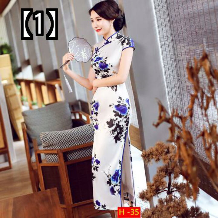 楽天市場】チャイナドレス チャイナ服 レディース ステージ  