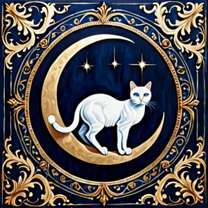 タロットクロス tarot 占い 神秘的 タペストリー おしゃれ 祭壇 撮影背景 正方形 グッズ アクセサリー 黒 緑 猫 月 星 夜 魔法 黄色 神秘 アート デザイン 動物 グレー 絵 フレーム 青 絵画 芸術