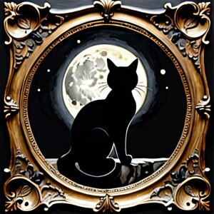 タロットクロス tarot 占い 神秘的 タペストリー おしゃれ 祭壇 撮影背景 正方形 グッズ アクセサリー 黒 緑 猫 月 星 夜 魔法 黄色 神秘 アート デザイン 動物 グレー 絵 フレーム 青 絵画 芸術