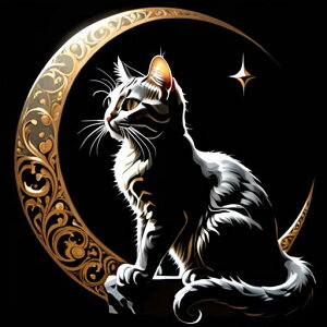 タロットクロス tarot 占い 神秘的 タペストリー おしゃれ 祭壇 撮影背景 正方形 グッズ アクセサリー 黒 緑 猫 月 星 夜 魔法 黄色 神秘 アート デザイン 動物 グレー 絵 フレーム 青 絵画 芸術