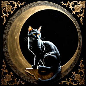 タロットクロス tarot 占い 神秘的 タペストリー おしゃれ 祭壇 撮影背景 正方形 グッズ アクセサリー 黒 緑 猫 月 星 夜 魔法 黄色 神秘 アート デザイン 動物 グレー 絵 フレーム 青 絵画 芸術