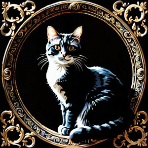 タロットクロス tarot 占い 神秘的 タペストリー おしゃれ 祭壇 撮影背景 正方形 グッズ アクセサリー 黒 緑 猫 月 星 夜 魔法 黄色 神秘 アート デザイン 動物 グレー 絵 フレーム 青 絵画 芸術