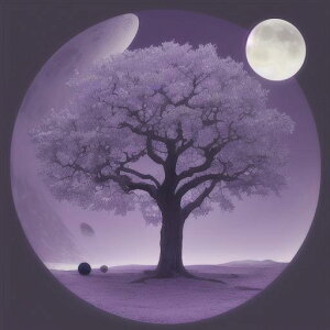 タロットクロス tarot 占い 神秘的 タペストリー おしゃれ 祭壇 撮影背景 正方形 グッズ アクセサリー 黒 白 生命の樹 月 夜 風景