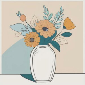 タロットクロス tarot 占い 神秘的 タペストリー おしゃれ 祭壇 撮影背景 正方形 グッズ アクセサリー 青 オレンジ ベージュ 花瓶 花 植物 フラワーアレンジメント インテリア