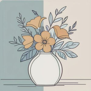 タロットクロス tarot 占い 神秘的 タペストリー おしゃれ 祭壇 撮影背景 正方形 グッズ アクセサリー 青 白 オレンジ 花 フラワーアレンジメント ボタニカル 葉 装飾