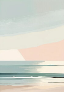 海 空 ビーチ 抽象画 水彩 タペストリー 北欧風 おうちスタジオ 幻想的 雑貨 グッズ インテリア 大きい 撮影背景 壁掛け 大判 長方形 壁布 青 ピンク ベージュ