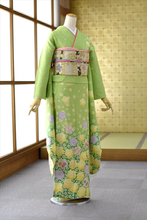 楽天市場 レンタル 1月利用 振袖 レンタル 成人式 着物 結婚式 貸衣装 19点フルセット パーティ お見合い Mf00s Froufrou