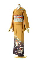 楽天市場】着物（カラーゴールド・種類（着物）訪問着）（和服 