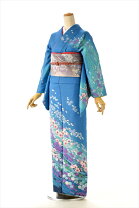 楽天市場】青 ブルー（種類（着物）訪問着）（着物｜和服 
