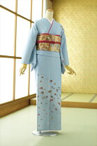 楽天市場】青 ブルー（種類（着物）訪問着）（着物｜和服 