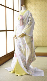 オーガンジー打掛 フルセットレンタル 着物レンタル 色打掛レンタル 結婚式 花嫁和装 貸衣装 フルフル 〔かしいしょう〕