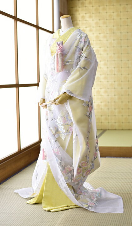 楽天市場 レンタル オーガンジー打掛 フルセットレンタル 着物レンタル 色打掛レンタル 結婚式 花嫁和装 貸衣装 フルフル かしいしょう Froufrou