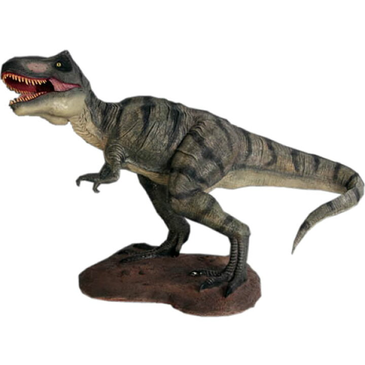 楽天市場】FRP恐竜オブジェ 小型版T-rex【即納可】置物 白亜紀 肉食 