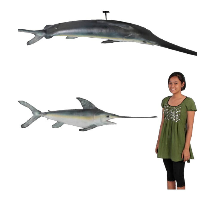 楽天市場】FRPアニマルオブジェ 壁掛けカジキ【即納可】置物 動物 魚 