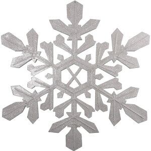 FRPオブジェ 雪の結晶置物 クリスマス 冬 公園 店舗 イベント ディスプレイ 実物大 等身大 リアル 等身大オブジェ 等身大フィギュア