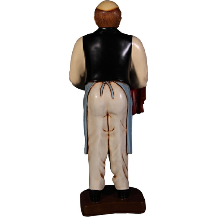 楽天市場】FRPオブジェ 老・ウェイター人物 人形 料理人 キッチン 飲食  