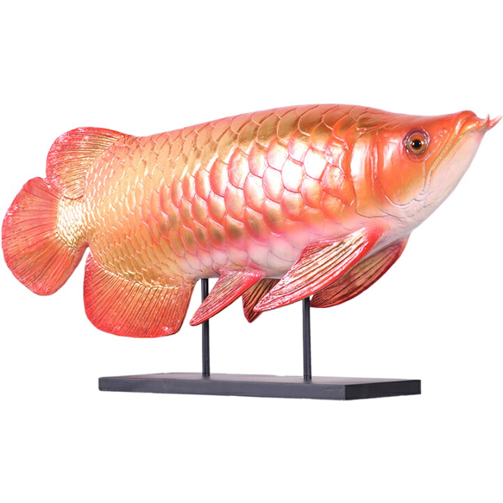 楽天市場】FRPアニマルオブジェ アロワナ【即納可】置物 動物 魚 あろ 