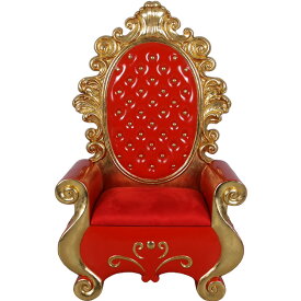 FRPオブジェ サンタの椅子置物 イス いす クリスマス サンタクロース トナカイ 店舗 イベント ディスプレイ 実物大 等身大 リアル 【whlny】