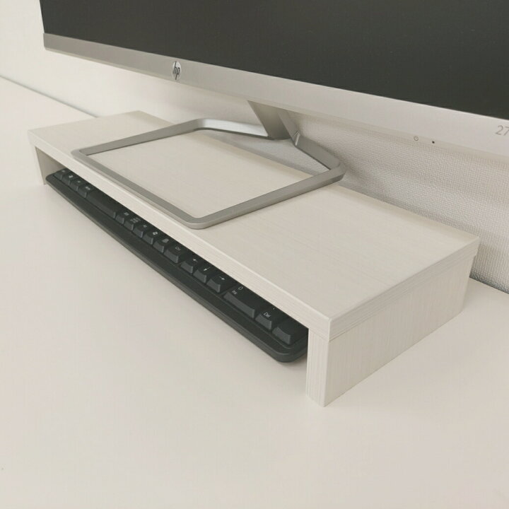 楽天市場】1505W 机上 デスク パソコン ラック 収納 PC ディスプレイ 